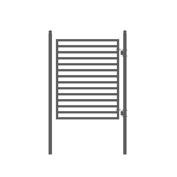 Aleko Steel Pedestrian Gate - MILAN Style - 5 ft.