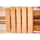 Aleko Canadian Hemlock Indoor Wet Dry Sauna with LED Lights - 6 kW UL Certified Heater - 6 Person