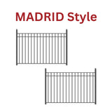 Aleko 2-Panel Fence Kit – MADRID Style – 8x5 ft. Each