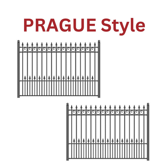 Aleko 2-Panel Fence Kit – PRAGUE Style – 8x5 ft. Each