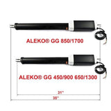 Aleko Dual Swing Gate Operator Gg1700 Ac/dc Basic Kit Gg1700Nor-Ap Dual Swing Gate Operator