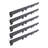Aleko Fiberglass Reinforced Nylon Gear Rack With Metal Insert 3.3 Feet Set Of 5 5Ngrack33-Ap Gears And Gear Racks