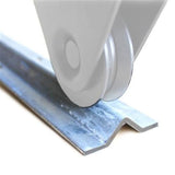 Aleko Galvanized Steel V Track For Sliding Gate Opener 12 Feet Vtrack12Ft-Ap Parts For Driveway Gates