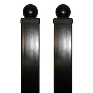 Aleko Gate Post 8 X 3.5 X 3.5 For Driveway Steel Gates Set Of 2 2Gatepost8Ftd-Ap Parts For Driveway Gates