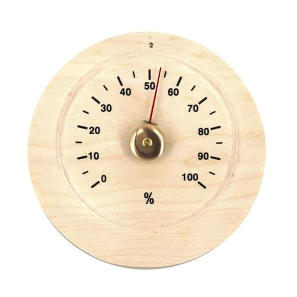 Aleko Handcrafted Sauna Hygrometer in Finnish Pine Wood WJ01-AP Aleko Sauna Accessories