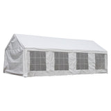 Aleko Heavy Duty Outdoor Canopy Event Tent with Windows - 13 X 26 FT - White PWT13X26-AP Supplies and Accessories