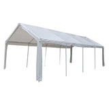 Aleko Heavy Duty Outdoor Canopy Event Tent with Windows - 13 X 26 FT - White PWT13X26-AP Supplies and Accessories