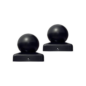 Aleko Medium Cap For Driveway Gate Post 2.5 X 2.5 Inches Black Lot Of 2 2Mediumcap-Ap Parts For Driveway Gates