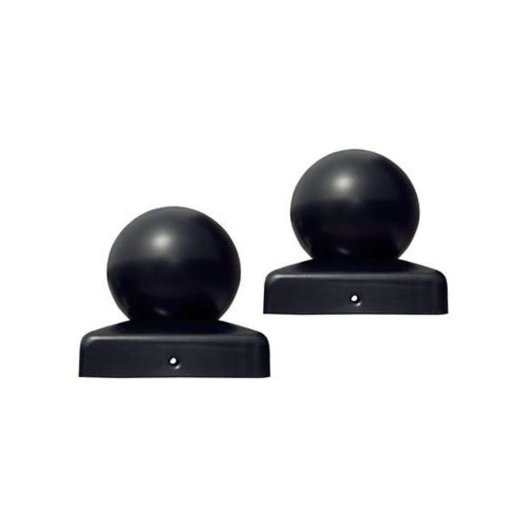 Aleko Medium Cap For Driveway Gate Post 2.5 X 2.5 Inches Black Lot Of 2 2Mediumcap-Ap Parts For Driveway Gates