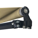 Aleko Motorized Retractable Patio Awning 13x10 Feet Ivory AWM13X10IVORY29-AP Motorized Retractable Awnings 13 x 10 Ft