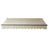 Aleko Motorized Retractable Patio Awning 16x10 Feet Ivory AWM16X10IVORY29-AP Motorized Retractable Awnings 16 x 10 Ft