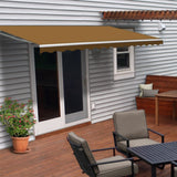 Aleko Motorized Retractable Patio Awning 20x10 Feet Sand AWM20X10SAND31-AP Motorized Retractable Awnings 20 x 10 Ft