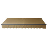 Aleko Motorized Retractable Patio Awning 20x10 Feet Sand AWM20X10SAND31-AP Motorized Retractable Awnings 20 x 10 Ft