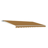 Aleko Motorized Retractable Patio Awning 20x10 Feet Sand AWM20X10SAND31-AP White Frame Motorized Retractable Awnings 20 x 10 Ft