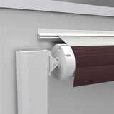 Aleko Motorized Retractable Rv Awning 12 X 8 Feet Burgundy Fade Rvawm12X8Bur25-Ap Rv Awnings Motorized 12 X 8 Ft