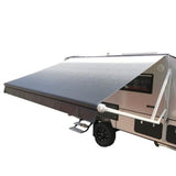 Aleko Motorized Retractable RV Awning 13 x 8 Feet Grey RVAWM13X8GREY26-AP RV Awnings Motorized 13 x 8 Ft