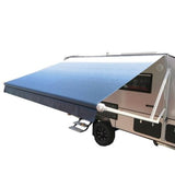 Aleko Motorized Retractable RV Awning 16 x 8 Feet Blue Fade RVAWM16X8BLUE24-AP RV Awnings Motorized 16 x 8 Ft