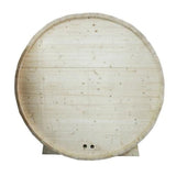 Aleko Outdoor and Indoor White Pine Barrel Sauna 4 Person 4.5 kW ETL Certified Heater SB4PINE-AP Aleko Barrel Saunas