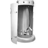 Aleko Outdoor Patio Cylinder Propane Space Heater with Adjustable Thermostat - 40,000 BTU - Silver EPHRSIL-AP Aleko Patio Heaters