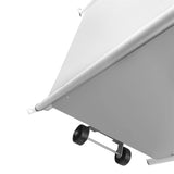 Aleko Outdoor Patio Pyramid Propane Space Heater with Adjustable Thermostat - 40,000 BTU - Silver EPHPSIL-AP Aleko Patio Heaters