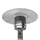 Aleko Outdoor Propane Patio Heater with Adjustable Thermostat - 44,000 BTU - Black EPHSBK-AP Aleko Patio Heaters