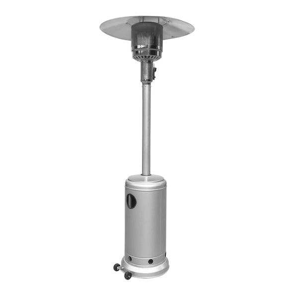 Aleko Outdoor Propane Patio Heater with Adjustable Thermostat - 44,000 BTU - Silver EPHSSIL-AP Aleko Patio Heaters