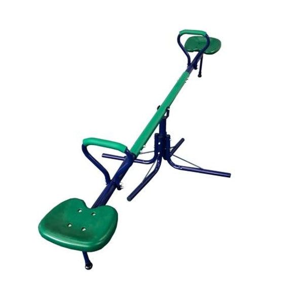 Aleko Outdoor Sturdy Child 360-Degree Spinning Seesaw Play Set Green BSW06-AP Fun Zone