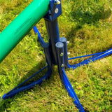 Aleko Outdoor Sturdy Child 360-Degree Spinning Seesaw Play Set Green BSW06-AP Fun Zone