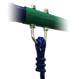 Aleko Outdoor Sturdy Child Swing Seat Blue/Green BSW01-AP Fun Zone
