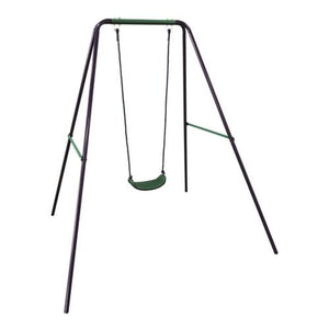 Aleko Outdoor Sturdy Child Swing Seat Blue/Green BSW01-AP Fun Zone