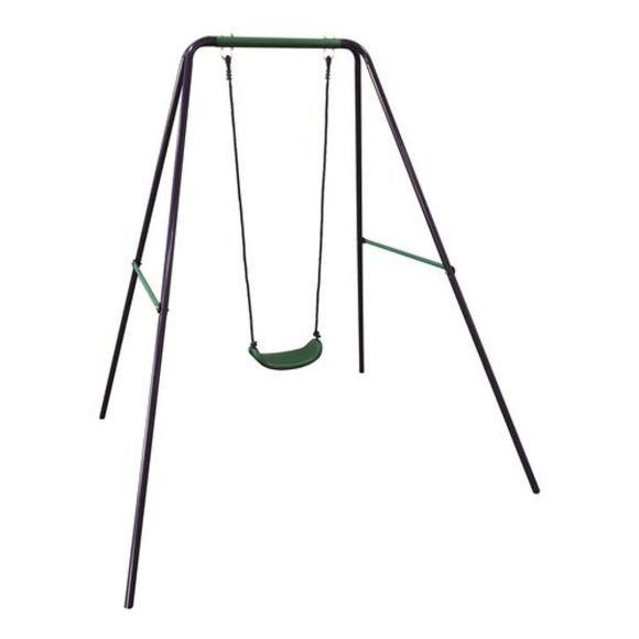 Aleko Outdoor Sturdy Child Swing Seat Blue/Green BSW01-AP Fun Zone