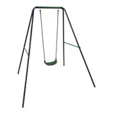 Aleko Outdoor Sturdy Child Swing Seat Blue/Green BSW01-AP Fun Zone