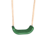 Aleko Outdoor Sturdy Child Swing Set with 2 Swings Trapeze Glider and Slide BSW09-AP Fun Zone