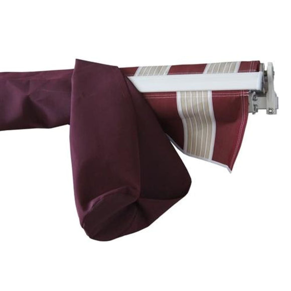 Aleko Protective Awning Cover 10 x 8 Feet Burgundy AWPSC10X8BD37-AP Awning Accessories