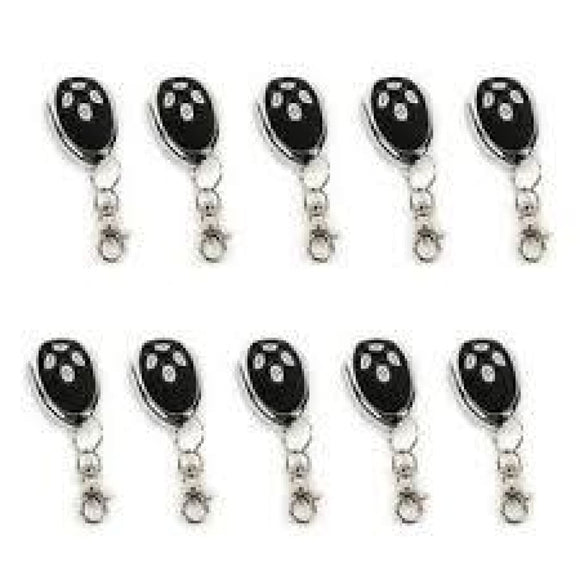 Aleko Remote Control Transmitter For Gate Opener Ac/ar 1400/2000 Series Lm123 Pack Of 10 10Lm123-Ap Remotes