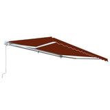Aleko Retractable Patio Awning 13x10 Feet Burgundy AW13X10BURG37-AP White Frame Retractable Awnings 13 x 10 Ft