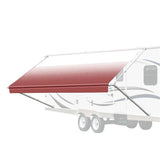 Aleko Retractable Rv/patio Awning 10 X 8 Feet Burgundy Fade Rvaw10X8Bur25-Ap Rv Awnings Non Motorized 10 X 8 Ft