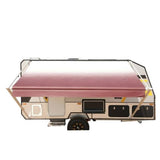 Aleko Retractable RV/Patio Awning 10 x 8 Feet Burgundy Fade RVAW10X8BUR25-AP RV Awnings Non Motorized 10 x 8 Ft