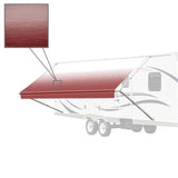 Aleko Retractable Rv/patio Awning 10 X 8 Feet Burgundy Fade Rvaw10X8Bur25-Ap Rv Awnings Non Motorized 10 X 8 Ft