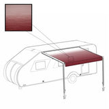 Aleko Retractable Rv/patio Awning 10 X 8 Feet Burgundy Fade Rvaw10X8Bur25-Ap Rv Awnings Non Motorized 10 X 8 Ft
