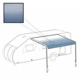 Aleko Retractable Rv/patio Awning 12 X 8 Feet Blue Fade Rvaw12X8Blue24-Ap Rv Awnings Non Motorized 12 X 8 Ft