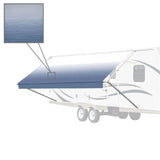 Aleko Retractable Rv/patio Awning 15 X 8 Feet Blue Fade Rvaw15X8Blue24-Ap Rv Awnings Non Motorized 15 X 8 Ft