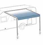 Aleko Retractable Rv/patio Awning 15 X 8 Feet Blue Fade Rvaw15X8Blue24-Ap Rv Awnings Non Motorized 15 X 8 Ft