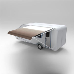 Aleko Retractable Rv/patio Awning 15 X 8 Feet Brown Fade Rvaw15X8Brn23-Ap Rv Awnings Non Motorized 15 X 8 Ft