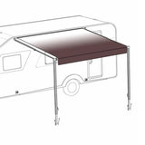 Aleko Retractable Rv/patio Awning 15 X 8 Feet Brown Fade Rvaw15X8Brn23-Ap Rv Awnings Non Motorized 15 X 8 Ft