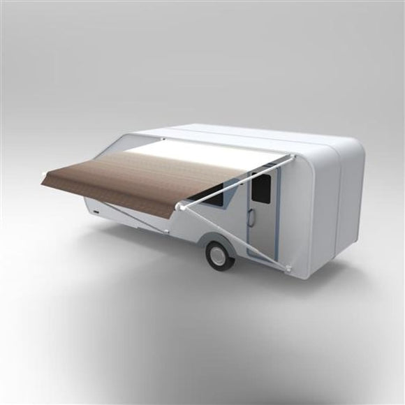 Aleko Retractable Rv/patio Awning 20 X 8 Feet Brown Fade Rvaw20X8Brn13-Ap Rv Awnings Non Motorized 20 X 8 Ft