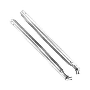 Aleko Set of Two Replacement Retractable Arms for 10x8 Foot Awning White AWARMSET8FT-AP Awning Parts
