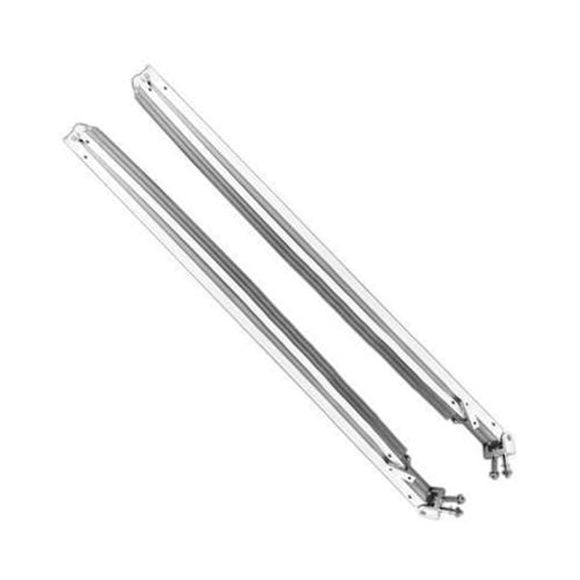 Aleko Set of Two Replacement Retractable Arms for 10x8 Foot Awning White AWARMSET8FT-AP Awning Parts