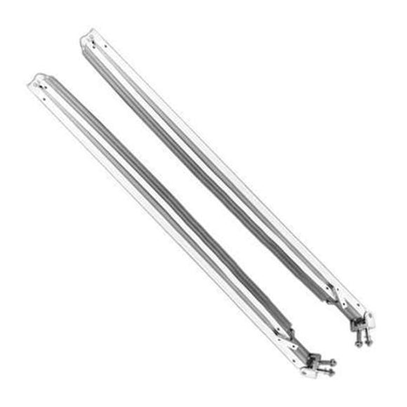 Aleko Set of Two Replacement Retractable Arms for 12x10 13x10 16x10 20x10 Awnings White AWARMSET10FT-AP Awning Parts