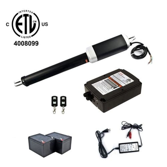 Aleko Single Swing Gate Operator Etl Listed Gg650U Back-Up Kit Acc2 Gg650Uback-Ap Single Swing Gate Operator